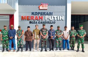 Dandim 0723/Klaten Tinjau Pembangunan KDKMP Di Candirejo, Ikuti Vicon Percepatan Bersama Wapang TNI