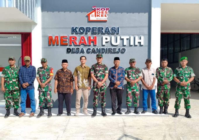 Dandim 0723/Klaten Tinjau Pembangunan KDKMP Di Candirejo, Ikuti Vicon Percepatan Bersama Wapang TNI