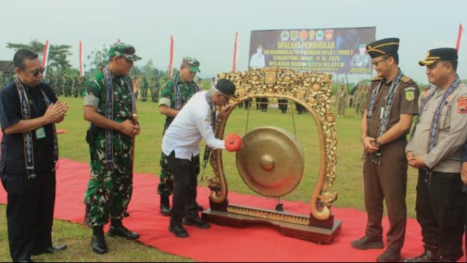 Satukan Langkah Bangun Negeri Dari Desa, Upacara TMMD Sengkuyung Tahap II 2026 Desa Solodiran Di Gelar