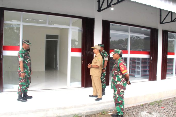 Pasiter Kodim 0723/Klaten Tinjau Koperasi Desa Merah Putih Karangdowo, Pembangunan Capai 100 Persen