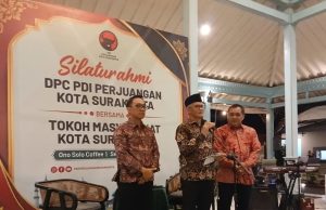 PDIP Kota Surakarta Menggelar Silahturahmi Dengan Para Tokoh Masyarakat Solo Dan Tokoh Agama