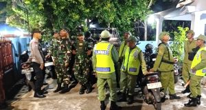 Patroli Gabungan TNI–Polri Dan Linmas Jaga Stabilitas Keamanan Wilayah Juwiring