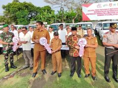 Kodim 0723/Klaten Bersama Forkopimda Serahkan 50 Kendaraan Operasional KDKMP Untuk Dukung Kesejahteraan Desa.