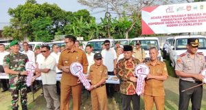 Kodim 0723/Klaten Bersama Forkopimda Serahkan 50 Kendaraan Operasional KDKMP Untuk Dukung Kesejahteraan Desa.