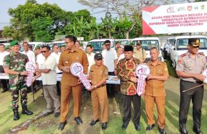 Kodim 0723/Klaten Bersama Forkopimda Serahkan 50 Kendaraan Operasional KDKMP Untuk Dukung Kesejahteraan Desa.