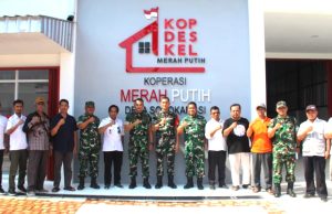 Dandim 0723/Klaten Dampingi Aster Kasdam IV/Diponegoro Tinjau KDKMP Di Wilayah Klaten