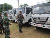Kendaraan Truk Koperasi Merah Putih Tiba, Dandim Klaten Tinjau Armada Pastikan Kondisi Prima