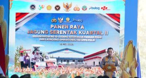 Panen Raya di Tuban, Presiden Prabowo Apresiasi Peran Polri Wujudkan Ketahanan Pangan Nasional