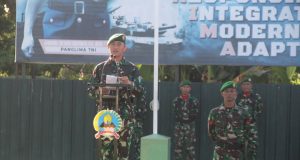 Kodim 0723/Klaten Gelar Upacara 17-an, Dandim Bacakan Amanat Kasad