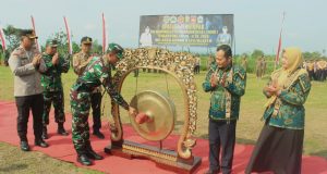 TMMD Satukan Langkah Membangun Negeri Dari Desa, Program TMMD Solodiran Rampung 100 Persen