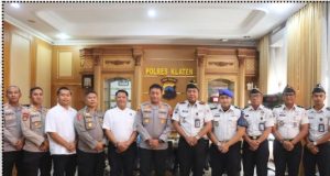 Sinergitas Diperkuat Kalapas Klaten Beserta Jajaran Gelar Silahturahmi Dan Audiensi Dengan Kapolres Klaten
