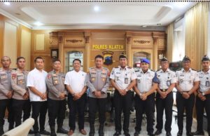 Sinergitas Diperkuat Kalapas Klaten Beserta Jajaran Gelar Silahturahmi Dan Audiensi Dengan Kapolres Klaten
