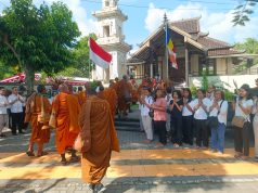 Sambut Hari Raya Waisak, Bhikkhu Thudong IWFP 2026 Disambut Hangat Di Klaten