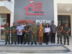 Kunjungi KDKMP Barenglor, Dandim 0723/Klaten Ikuti Vicon Bersama Wapang TNI