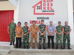Dandim 0723/Klaten Tinjau KDKMP Ngrundul Dan Ikuti Video Conference Bersama Wapang TNI