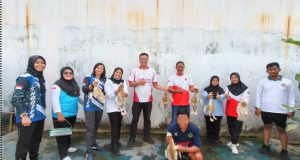Optimalkan Pembinaan Kemandirian Lapas Klaten Gelar Panen Raya Kangkung, Pakcoy, dan Bebek Peking