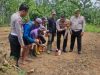 SAT LANTAS POLRES KUNINGAN BERIKAN BANTUAN BERUPA CAIRAN PEMBASMI RUMPUT KEPADA KELOMPOK TANI DESA CIBULAN KECAMATAN CIDAHU DALAM RANGKA PENANAMAN JAGUNG SEBAGAI IMPLEMENTASI KETAHANAN PANGAN NASIONAL