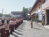 Babinsa Koramil 01/Kota Klaten Berikan Pembinaan PBB Dan Wasbang Di SMK Kristen 1 Klaten