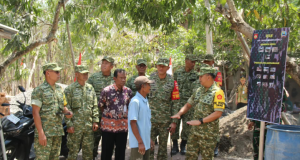 Tim Wasev Mabesad Tinjau Pelaksanaan TMMD Reguler ke-130 Kodim Klaten di Desa Trucuk